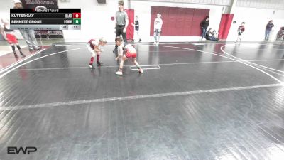 52-55 lbs Rr Rnd 1 - Kutter Gay, Blackwell Wrestling Club vs Bennett Grose, Ponca City Wildcat Wrestling