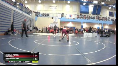 98 lbs Cons. Round 6 - Joshua Ferrin, Canyon Ridge vs Reagan Daniel, Rigby