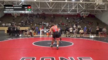 184 lbs 3rd Place Match - Sebastian Anderson, Palomar College vs Juan Nuno, Lemoore College