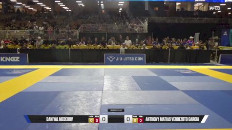 Anthony Matias Verdezoto Garcia vs Daniyal Medeuov 2025 Pan Kids Jiu-Jitsu IBJJF Championship