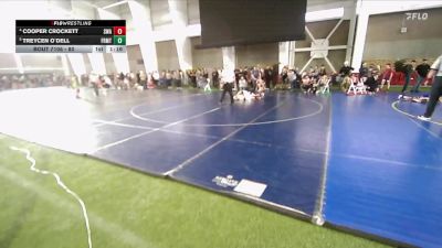 80 lbs Quarterfinal - Treycen O`Dell, Sanderson Wrestling Academy vs Cooper Crockett, Sanderson Wrestling Academy