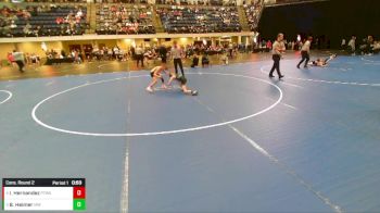 5th - 6th grade - 70 Cons. Round 2 - Bryce Heimer, Immortal Athletics WC vs Issac Hernandez, Pack 732 Wrestling Academy