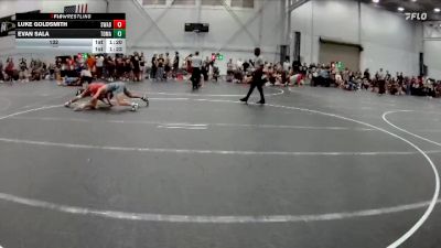 132 lbs Round 1 (4 Team) - Luke Goldsmith, Savage WA Black vs Evan Sala, TDWC Maniacs