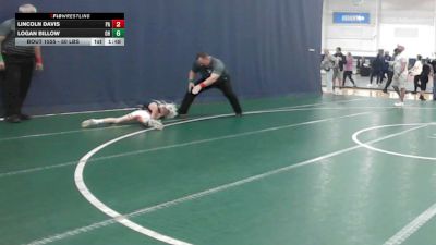 50 lbs Quarterfinal - Lincoln Davis, PA vs Logan Billow, OH