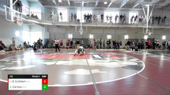 170 lbs Cons. Round 2 - Brice Cuthbert, Lewiston High School vs Leif Carman, Richland