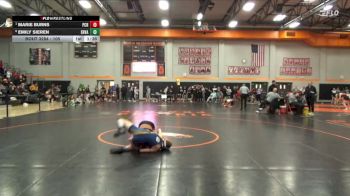 105 lbs 1st Place Match - Marie Burns, Prairie, Cedar Rapids vs Emily Sieren, English Valleys