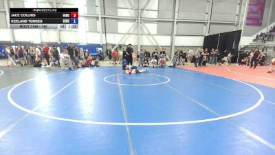 140 lbs Cons. Round 2 - Jace Collins, Port Angeles Wrestling Club vs Keeland Torres, Sua Sponte Wrestling Club