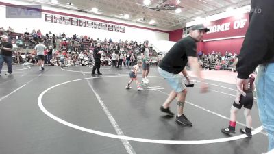 40 lbs Consi Of 8 #2 - Kaisen Webb, Perry Wrestling Academy vs Cash Scott, Cowboy Wrestling Club