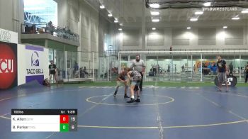 100 lbs Prelims - Kaden Allen, Elite Athletic Club Stars vs Braylen Parker, Cyclones -MI