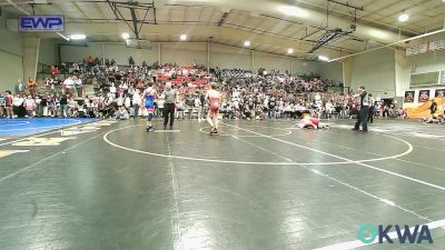 106 lbs Quarterfinal - Kyan Patton, Honey Badgers Wrestling Club vs Elijah Lake, R.A.W.