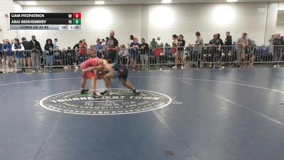 144 lbs Consi Of 64 #2 - Liam Fitzpatrick, MI vs Abai Beishembiev, VA