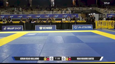 Noah Navarro Santos vs Adrian Rojas-Mallarino 2026 Pan Jiu Jitsu IBJJF Championship