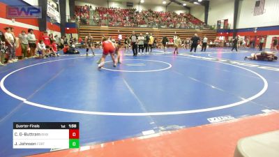 165 lbs Quarterfinal - Clay Giddens-Buttram, Bixby Boys vs Jaeden Johnson, Fort Gibson