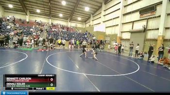 70 lbs Champ. Round 1 - Denali Issler, Excalibur Wrestling Club vs Bennett Carlson, Wasatch Wrestling Club