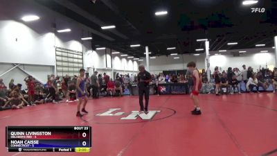 110 lbs Semis & 3rd Wb (16 Team) - Quinn Livingston, Oklahoma Red vs Noah Caisse, Connecticut