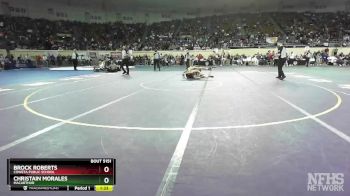 5A-138 lbs Cons. Semi - Christain Morales, MacArthur vs Brock Roberts, Coweta Public School