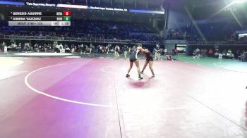 130 lbs Champ. Round 2 - Genesis Aguirre, Weston Ranch vs Ximena Vazquez, Del Oro