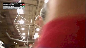 70 lbs Semifinal - Brooks Haglund, El Reno Wrestling Club vs Gunnar Coltharp, Harrah Little League Wrestling