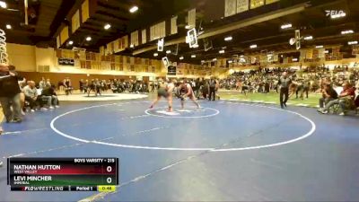 215 lbs Cons. Round 6 - Nathan Hutton, West Valley vs Levi Mincher, Imperial