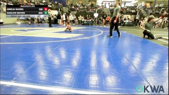 46 lbs 3rd Place - Amelia Mairel, Perry Wrestling Club vs Harlow Bevins, Rough Riders