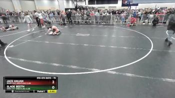 78 lbs Champ. Round 2 - Jace Hauan, Bear Cave Wrestling Club vs Slade Beeth, Iowa City Wrestling Club