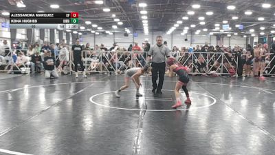 65 lbs Round 1 (1:30pm Friday) - Alessandra Marquez, Cali Pink vs Kona Hughes, Iowa