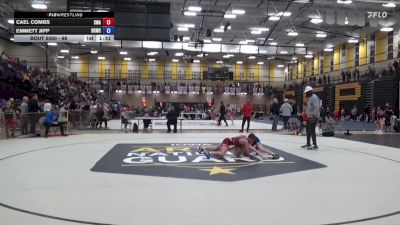 98 lbs Champ. Round 3 - Cael Combs, Sebolt Wrestling Academy vs Emmett Jipp, Big Game Wrestling Club