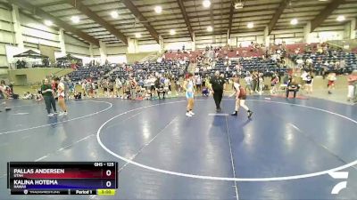 125 lbs Champ. Round 1 - Pallas Andersen, Utah vs Kalina Hotema, Hawaii