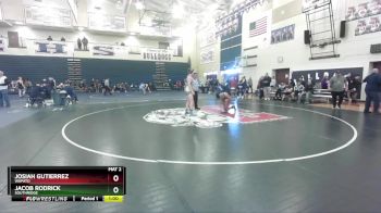 165 lbs Cons. Round 3 - Josiah Gutierrez, Wapato vs Jacob Rodrick, Southridge