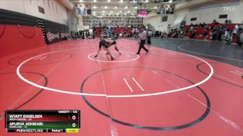 132 lbs 3rd Place Match - Apurva Adhikari, Overland vs Wyatt Engelsen, Rock Canyon