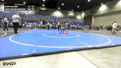 55 lbs Round Of 16 - Rage Faulkner, STE GENEVIEVE YOUTH WRESTLING CLUB vs Joseph Brayden Kimbrough, Conway Wrestling