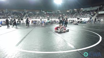 52 lbs Consi Of 8 #2 - Emmalyn Gibson, Wolfpak Wrestling vs Piper Schadegg, Skiatook Youth Wrestling