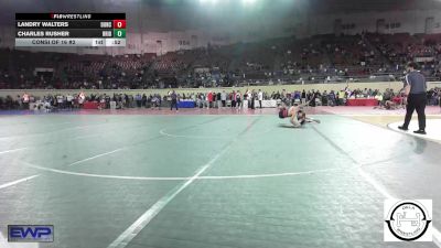 94 lbs Consi Of 16 #2 - Landry Walters, Duncan Middle School vs Charles Rusher, Bridge Creek Wrestling