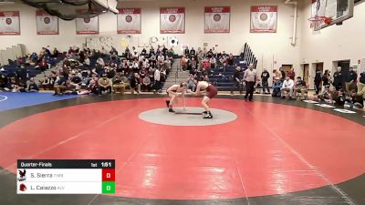 170 lbs Quarterfinal - Spencer Sierra, Timberlane vs Landon Caiazzo, Alvirne