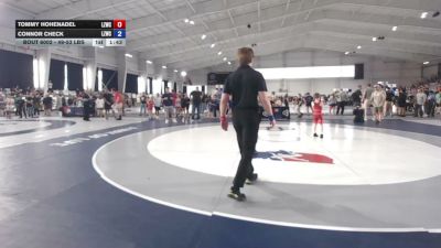 56-62 lbs Quarters - Jackson Ybarra, North Hardin Wrestling Club vs Wyatt Michael, Contenders Wrestling Academy