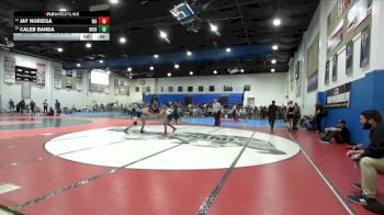 126 Boys Cons. Round 2 - Jay Noriega, West Hills vs Caleb Banda, Montgomery