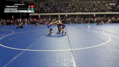 105 lbs Quarterfinal - Logan Wilcox, Moyer Elite vs Quinn Rawlins, Jesup Mat Club