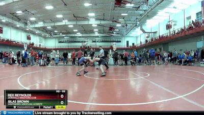 95 lbs Cons. Round 3 - Silas Brown, Contenders Wrestling Academy vs Rex Reynolds, Zionsville Wrestling Club
