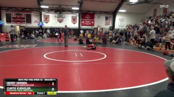 Bracket 4 lbs Cons. Semi - Henry Herren, Fort Madison Wrestling Club vs Curtis Kuenzler, Mediapolis Youth Wrestling