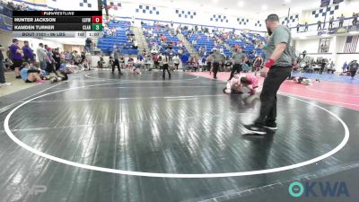 96 lbs Rr Rnd 4 - Hunter Jackson, Locust Grove Youth Wrestling vs Kamden Turner, Claremore Wrestling Club