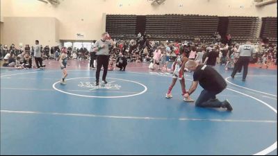 55 lbs Rr Rnd 1 - Xzonnah Hawkins, NewWhale Purple - Girls vs Lucy Milgrim, MGW Black Widows - Girls