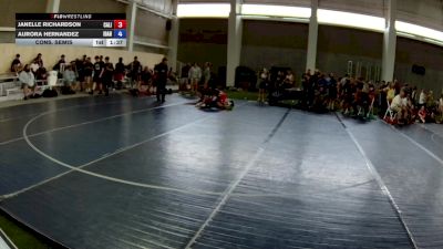 95-100 lbs Cons. Semis - Janelle Richardson, California vs Aurora Hernandez, Idaho