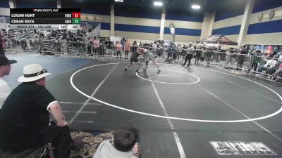 150 lbs Consi Of 64 #2 - Logan Hunt, Verde Christian HS vs Cesar Raya, Laguna Hills HS