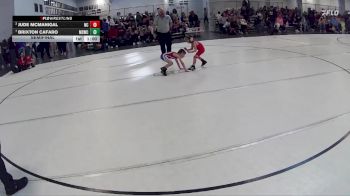 6 lbs Semifinal - Jude McManigal, Norfolk Catholic vs Brixton Cafaro, Millard South Wrestling Club