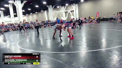 190 lbs Round 2 (6 Team) - Nathaniel Hunnighan, Bad Bay Wrestling Club vs Hartley Hoover, All In