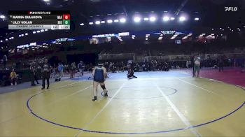 155 lbs Champ. Round 2 - Lilly Nolan, Sumner Hs vs Mariia Gulakova, Mater Lakes Academy