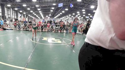 100 lbs Rr Rnd 1 - Parker Robles, MetroWest United Pink - HSG vs Mya Beckett, Team RJN Green - HSG
