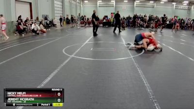 144 lbs Round 5 (8 Team) - Jeremy McGrath, Mat Assassins vs Nicky Melfi, Central York Wrestling Club