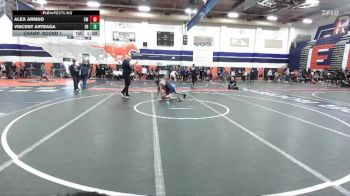 106 lbs Champ. Round 1 - Vincent Arteaga, Eleanor Roosevelt vs Alex Armijo, El Modena