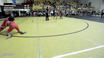 106 lbs Quarterfinal - Chance Stenzel, Grove vs Wyatt Fritts, Tahlequah Wrestling Club